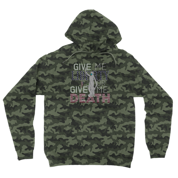 Give me Liberty Camouflage Adult Hoodie