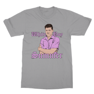 Buy light-grey White Boy Summer Classic Adult T-Shirt