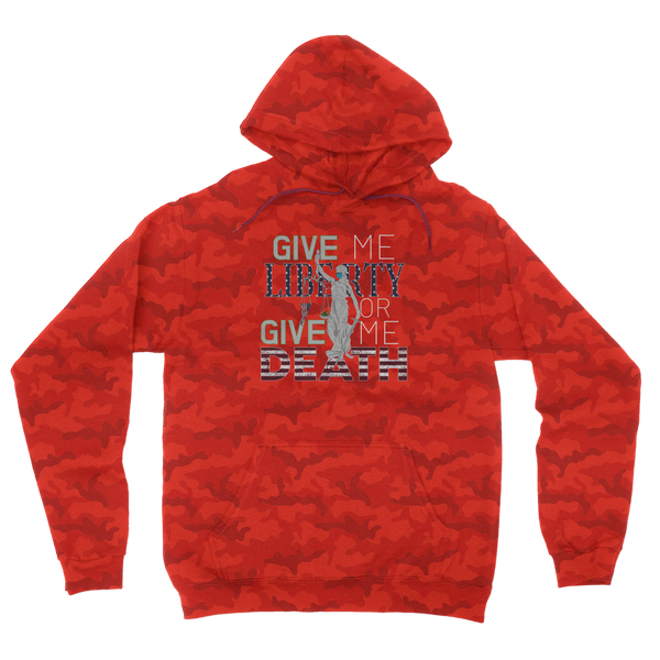 Give me Liberty Camouflage Adult Hoodie