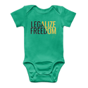 Legalize Freedom Classic Baby Onesie Bodysuit