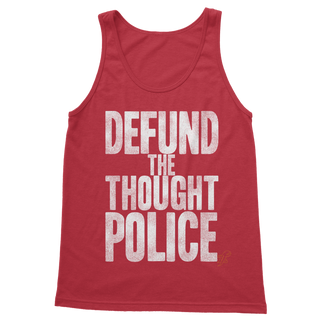 Buy red Defund the Thought Police Classic Women's Tank Top