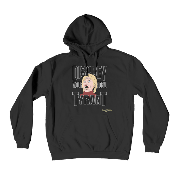 Disobey Your Global Tyrant Hillary Premium Adult Hoodie
