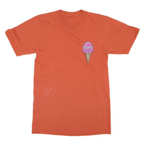 Obey. Submit. Comply. Ice cream Classic Adult T-Shirt