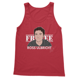 Buy red Free Ross Classic Adult Vest Top