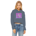 High on Liberty RP Ladies Cropped Raw Edge Hoodie