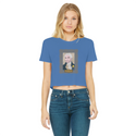 Consistent Classic Women's Cropped Raw Edge T-Shirt