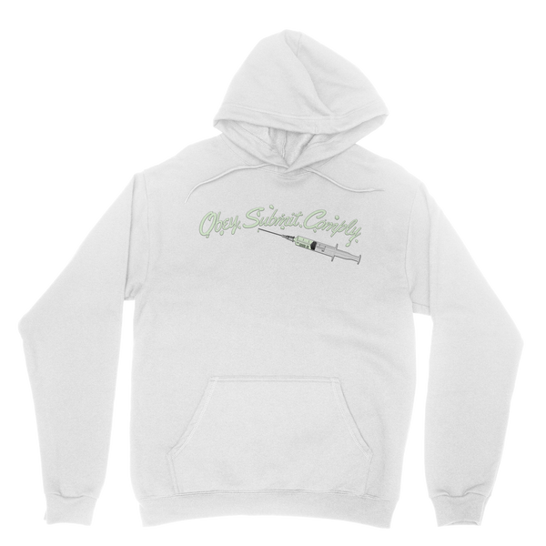 Obey. Submit. Comply. Vaccine Classic Adult Hoodie