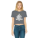 The Tree Must Be Watered Classic Women's Cropped Raw Edge T-Shirt