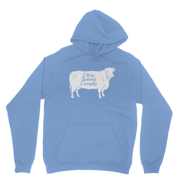 Obey. Submit. Comply. Cattle Classic Adult Hoodie