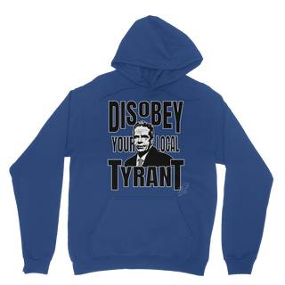 Buy royal-blue Disobey Cuomo Classic Adult Hoodie