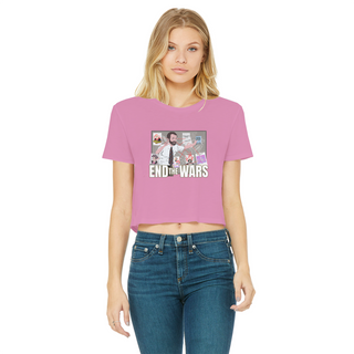 Buy azalea Pepe Scott Horton 2.0 Classic Women's Cropped Raw Edge T-Shirt