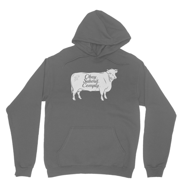 Obey. Submit. Comply. Cattle Classic Adult Hoodie