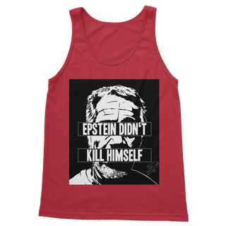 Buy red Epstein Didn’t Kill Himself Classic Adult Vest Top