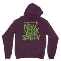 New York Shitty Retro Classic Adult Hoodie