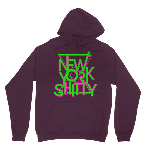 New York Shitty Retro Classic Adult Hoodie