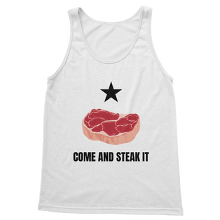 Buy white Come and Steak it Classic Adult Vest Top