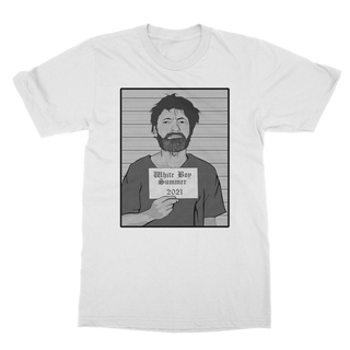Buy white White Boy Summer Ted Classic Adult T-Shirt