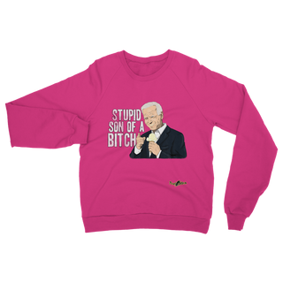 Buy safety-pink Stupid SOB Classic Adult Sweatshirt