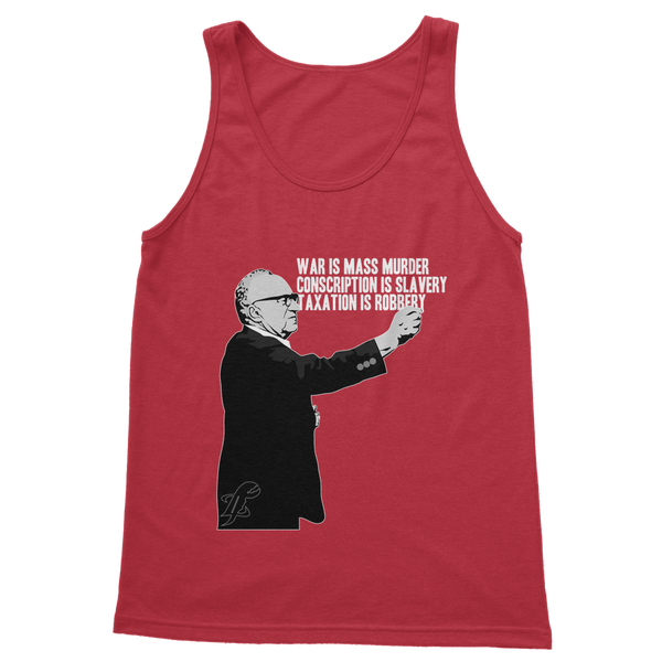 Taxation is Robbery Rothbard B&W Classic Adult Vest Top