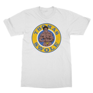 Buy white Thomas Swole Classic Adult T-Shirt