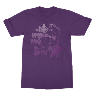 Buy purple Q Must Be Stopped! Classic Adult T-Shirt
