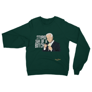 Buy dark-green Stupid SOB Classic Adult Sweatshirt