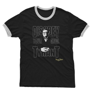 Disobey Gates Adult Ringer T-Shirt