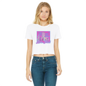 High on Liberty RP Classic Women's Cropped Raw Edge T-Shirt