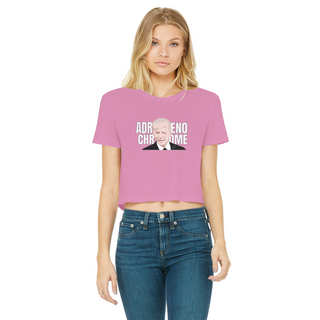 Buy azalea ADRENOCHROME Classic Women's Cropped Raw Edge T-Shirt