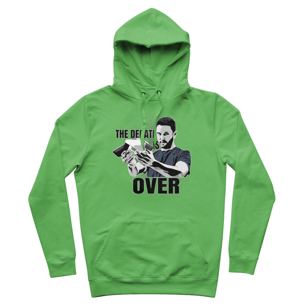 The Debate is Over Premium Adult Hoodie