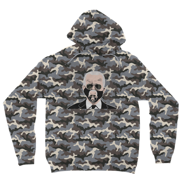 Mask-ception Biden Camouflage Adult Hoodie