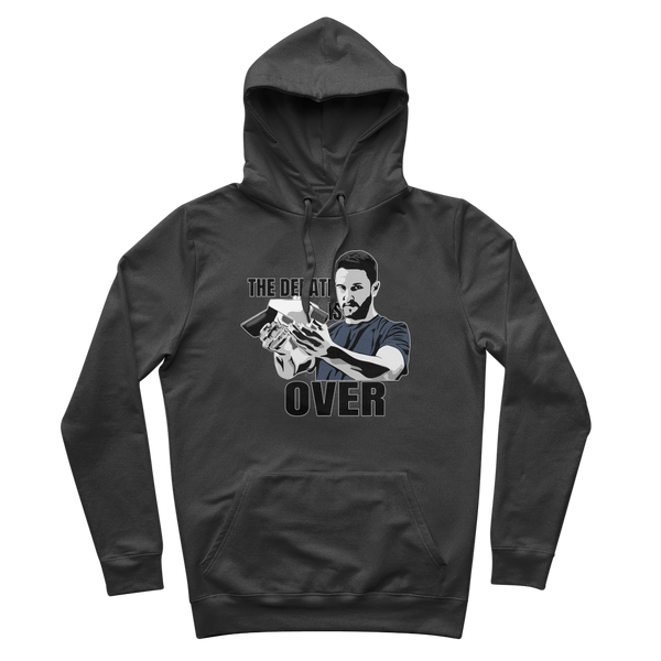 The Debate is Over Premium Adult Hoodie