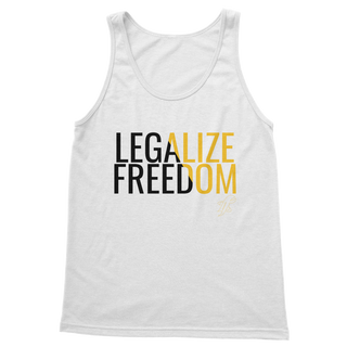 Buy white Legalize Freedom Classic Adult Vest Top