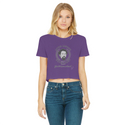 Haymarket Martyr Classic Women's Cropped Raw Edge T-Shirt