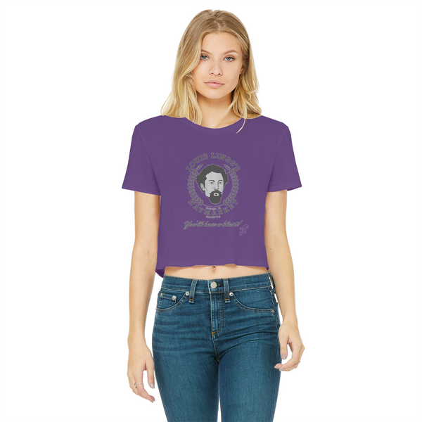 Haymarket Martyr Classic Women's Cropped Raw Edge T-Shirt