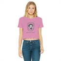 Haymarket Martyr Classic Women's Cropped Raw Edge T-Shirt