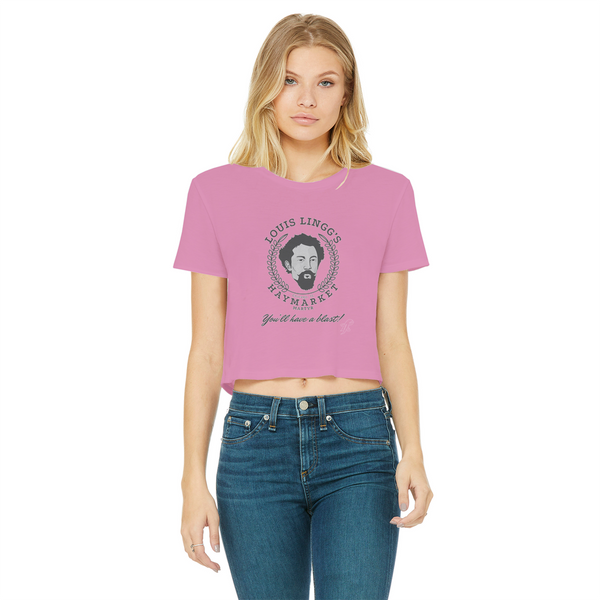 Haymarket Martyr Classic Women's Cropped Raw Edge T-Shirt