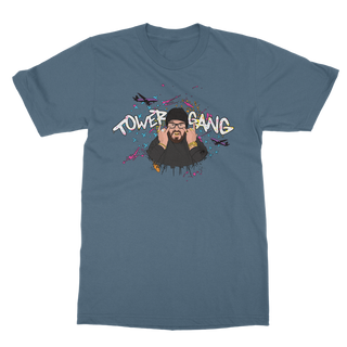 Buy indigo-blue Tower Gang Toad Classic Adult T-Shirt