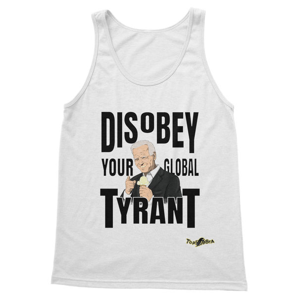 Disobey Your Global Tyrant Biden Classic Adult Vest Top