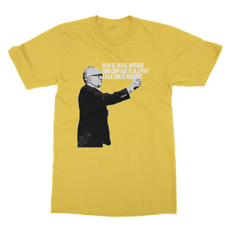 Buy daisy Taxation is Robbery Rothbard B&W Classic Adult T-Shirt