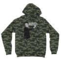 Taxation is Robbery Rothbard B&W Camouflage Adult Hoodie