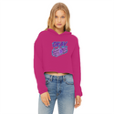 Okay Bundle-o-sticks Ladies Cropped Raw Edge Hoodie