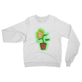 Buy white Obvious Plant Classic Adult Sweatshirt