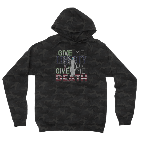 Give me Liberty Camouflage Adult Hoodie
