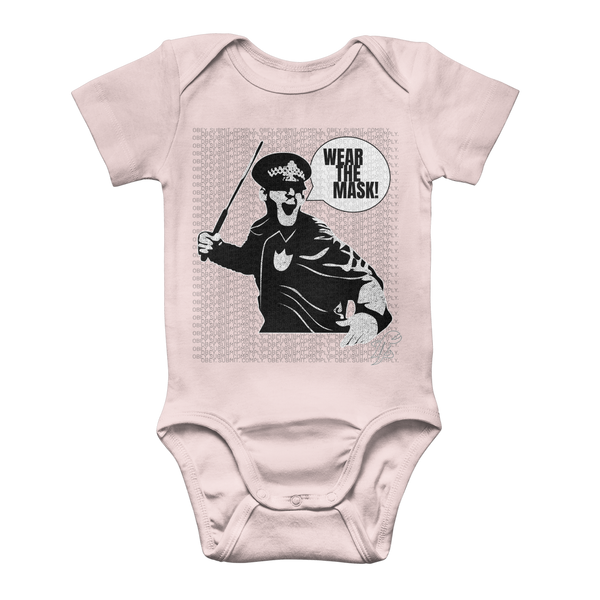 Wear the Mask Classic Baby Onesie Bodysuit