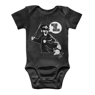 Wear the Mask Classic Baby Onesie Bodysuit
