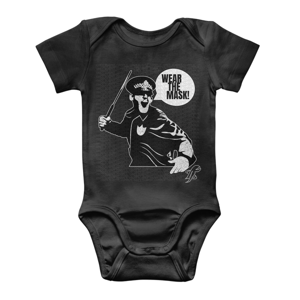 Wear the Mask Classic Baby Onesie Bodysuit