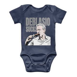 Buy navy DiBlasio Sucks Classic Baby Onesie Bodysuit