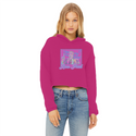 High on Liberty RP Ladies Cropped Raw Edge Hoodie