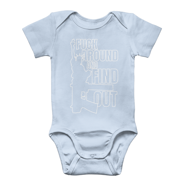 Fuck Around and Find Out Classic Baby Onesie Bodysuit